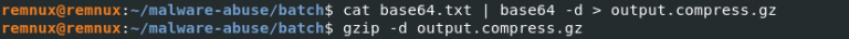 GZIP decompresso