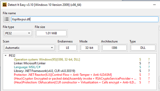 Snake Keylogger: dettagli dello stage 6 nel tool DIE